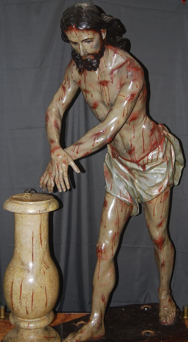 01 cristo amarrado a la columna salzillo restauracion de escultura general inicial 2019