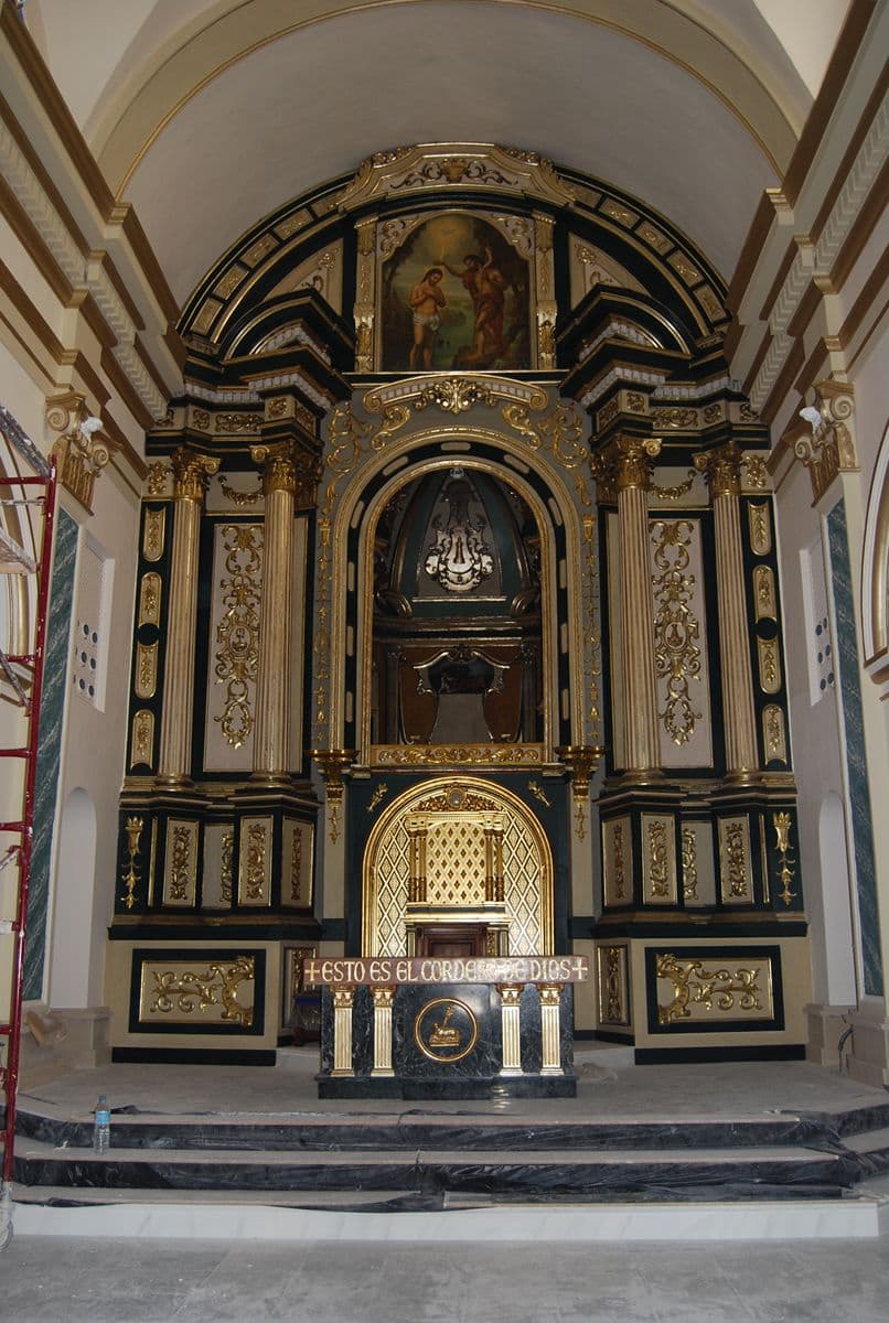 01 iglesia san juan bautista alquerias murcia retablo mayor restauracion retablo 2011 01 iglesia san juan bautista alquerias murcia retablo mayor restauracion retablo 2011