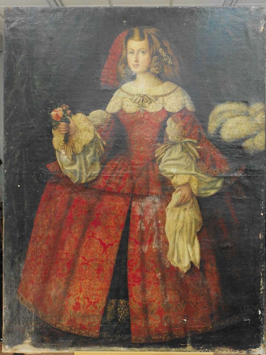 01 retrato dama restauracion pintura sobre pintura inicial mubam 01 retrato dama restauracion pintura sobre pintura inicial mubam
