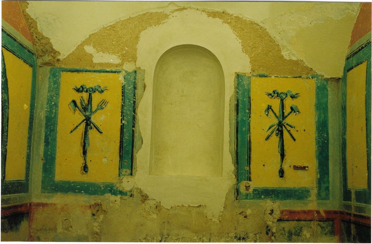 02 iglesia san jose roldan presbiterio restauracion pintura mural eliminacion enlucidos posteriores crrm 2003 02 iglesia san jose roldan presbiterio restauracion pintura mural eliminacion enlucidos posteriores crrm 2003
