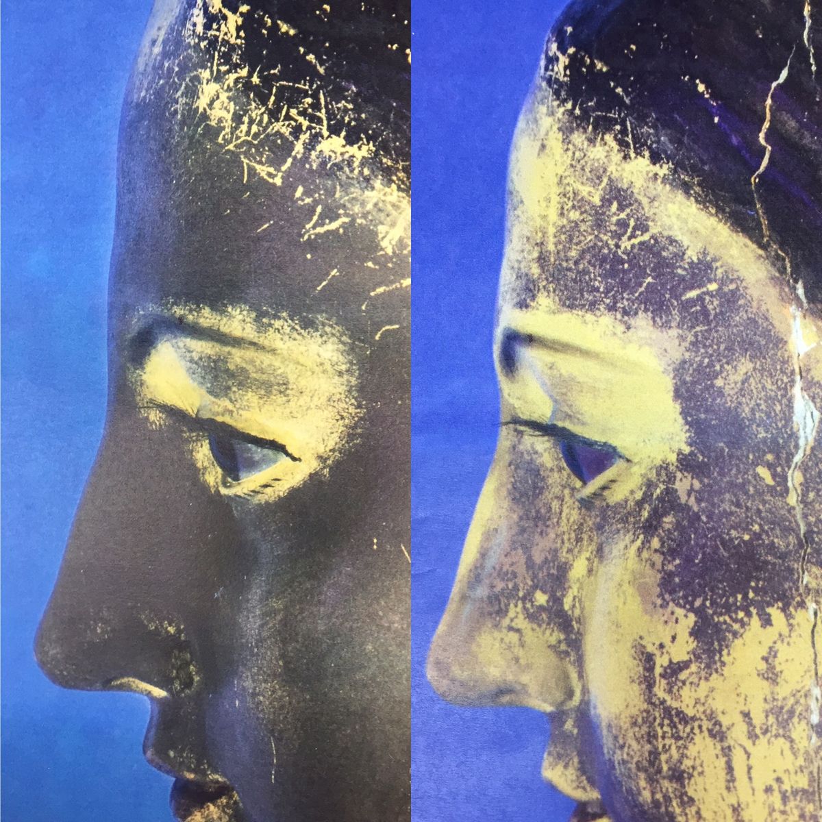 02 nuestra senora del rosario gregorio molera restauracion de escultura imagen luz ultravioleta eliminacion repinte 2018