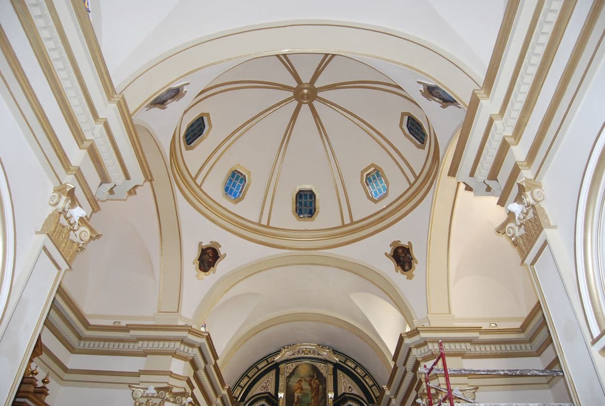 05 iglesia san juan bautista alquerias murcia restauracion pechinas cupula 2011 05 iglesia san juan bautista alquerias murcia restauracion pechinas cupula 2011