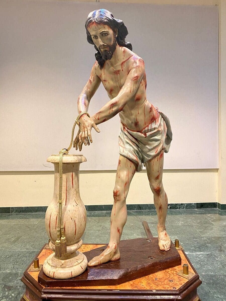 06 cristo amarrado a la columna salzillo restauracion de escultura general final 2019