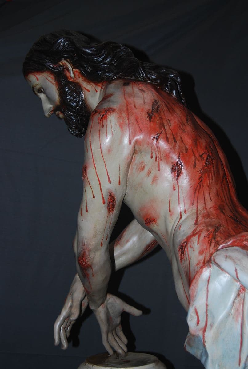 07 cristo amarrado a la columna salzillo restauracion de escultura lateral izquierdo final 2019
