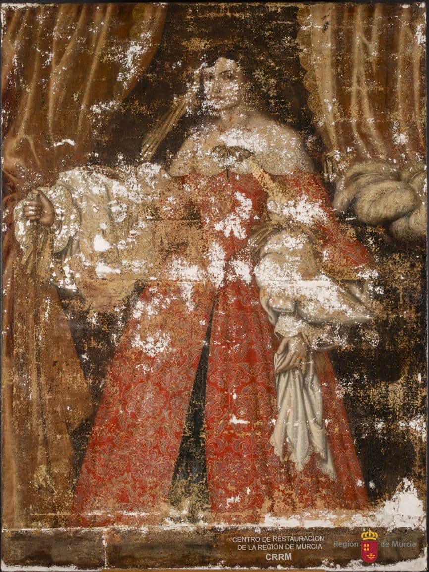 07 retrato dama xviii restauracion pintura estucado crrm 2008 07 retrato dama xviii restauracion pintura estucado crrm 2008