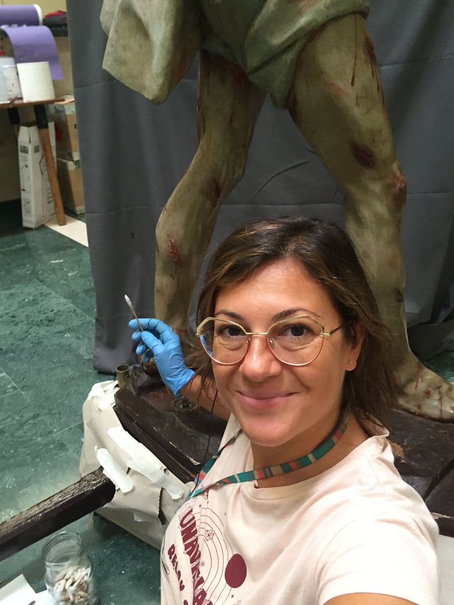 09 cristo amarrado a la columna salzillo restauracion de escultura natalia carcelen 2019